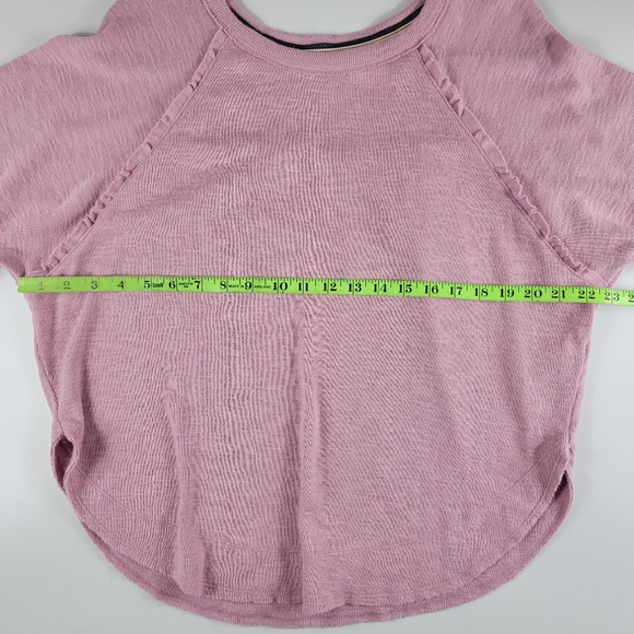 Pilcro | Anthropologie Diana Pullover Ruffle Raglan Top, Size M - Picture 5 of 13